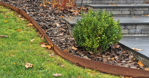 bordure acier corten