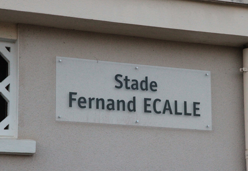 Plaque stade