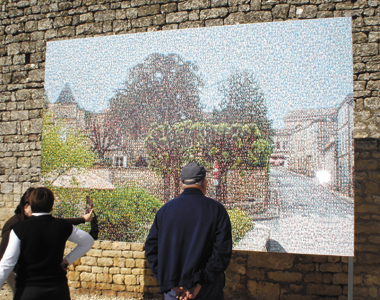 mosaique de village