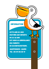panneau aire de jeux