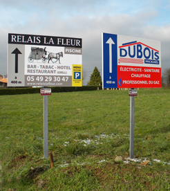 panneau publicitaire