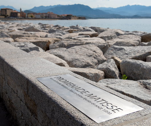 plaque inox de sentier