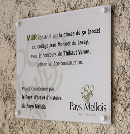 plaque de musée